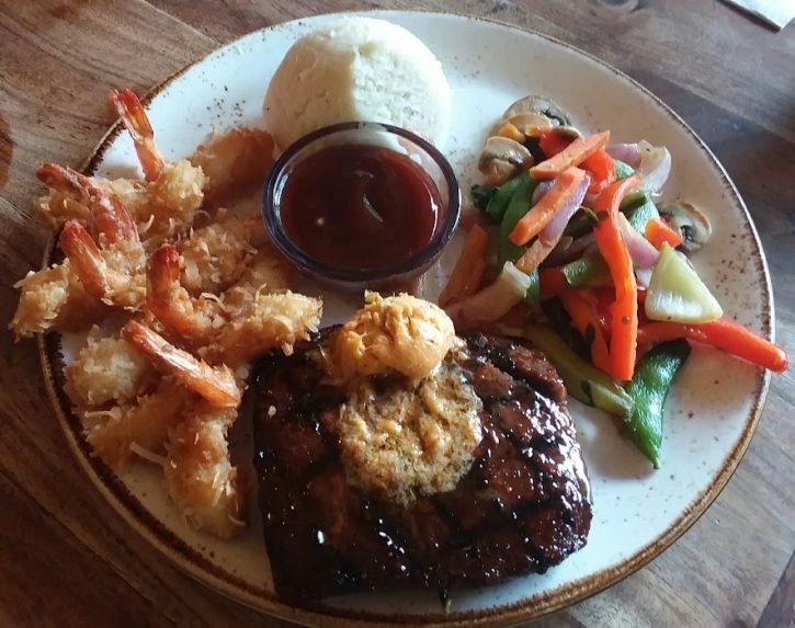 Yak & Yeti Steak and Shrimp