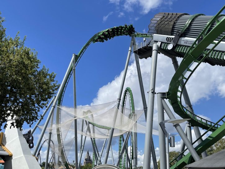 The Incredible Hulk Coaster at Universal's Islands of Adventure