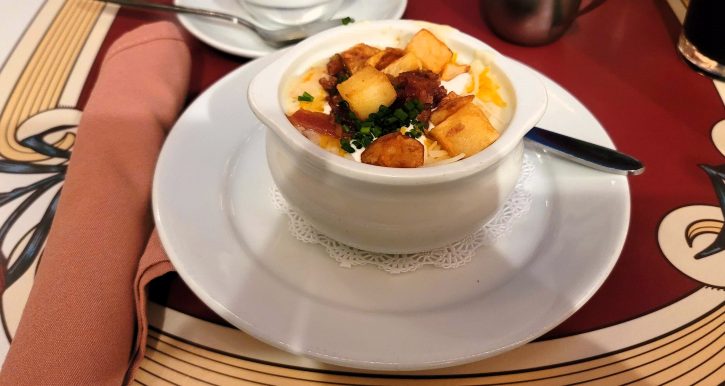 Carnation Cafe Menu - Baked Potato Soup
