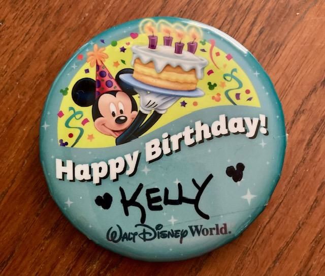 Birthday Button Disney