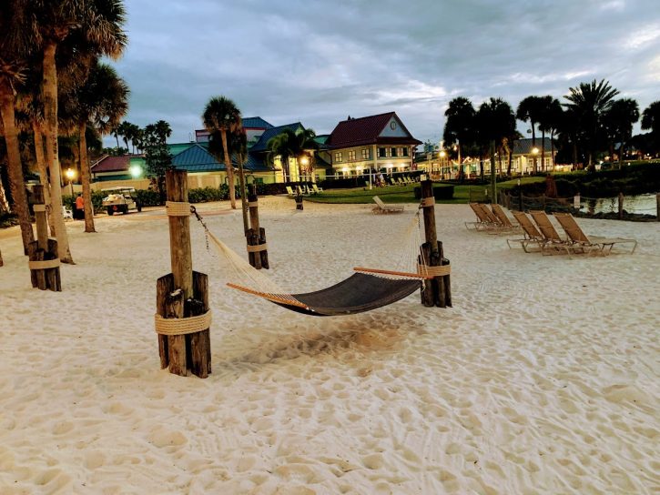 Beach area at Caribbean Beach