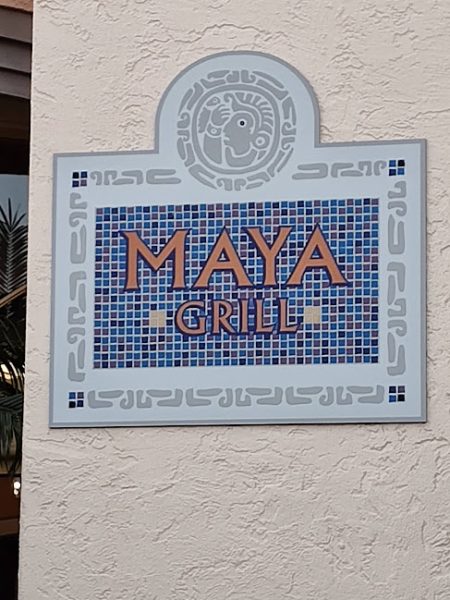 Maya Grill Menu