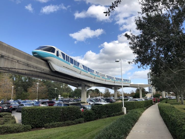 Monorail at Contemporary Resort 