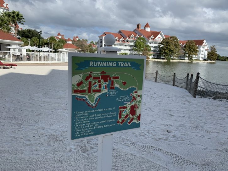 Grand Floridian Resort and Spa Running Trail