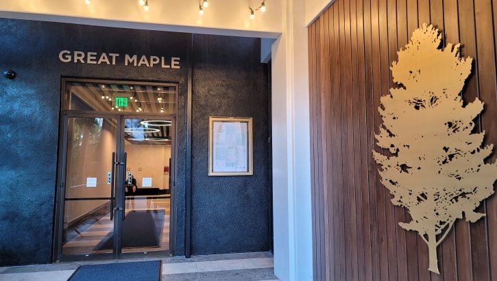 Great Maple Menu