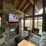 Cascade Cabin Living Area Copper Creek 