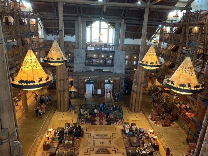 Lobby at Wilderness Lodge