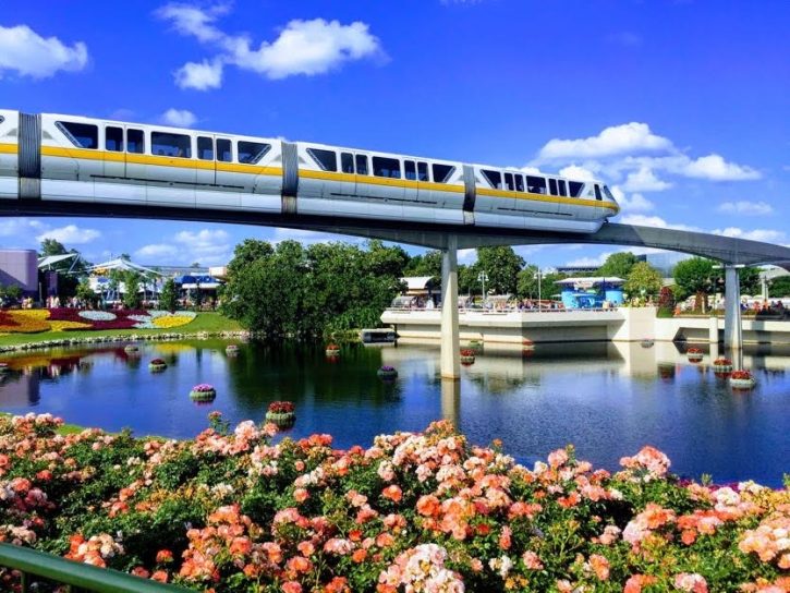 Monorail through Epcot
