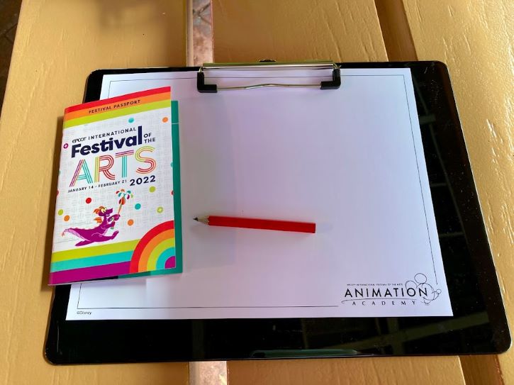 Festival of the Arts Animation class | Free stuff at Walt Disney World