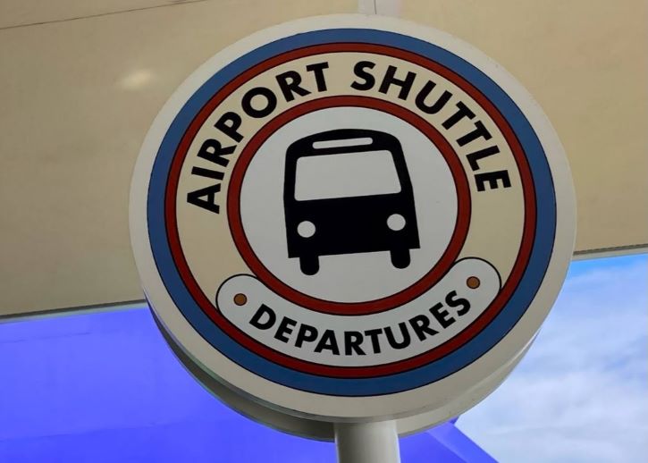 Airport Shuttle Sign Walt Disney World Resort
