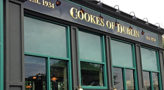 Cookes of Dublin Menu