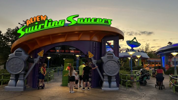 Alien Swirling Saucers