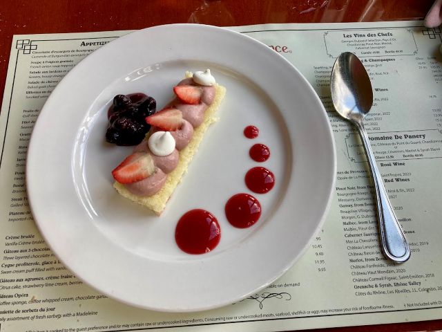 EPCOT Chefs de France citrus cake