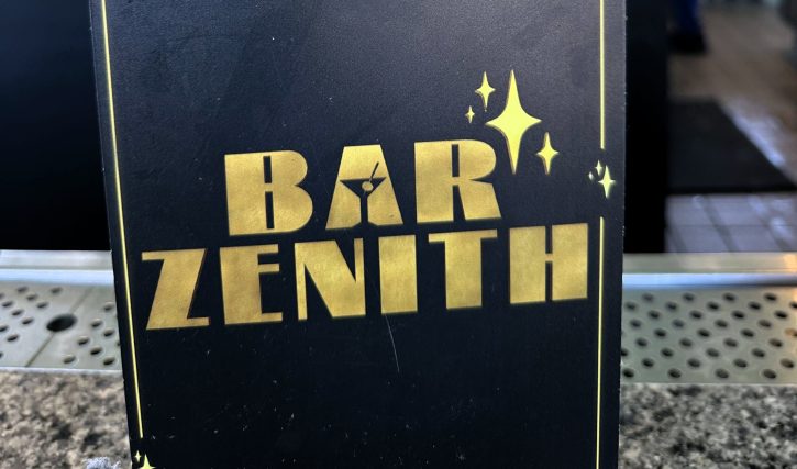 Bar Zenith Menu