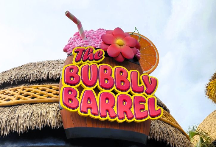 The Bubbly Barrel Menu