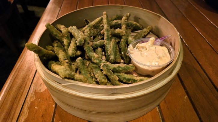 Tempura-battered Green Beans