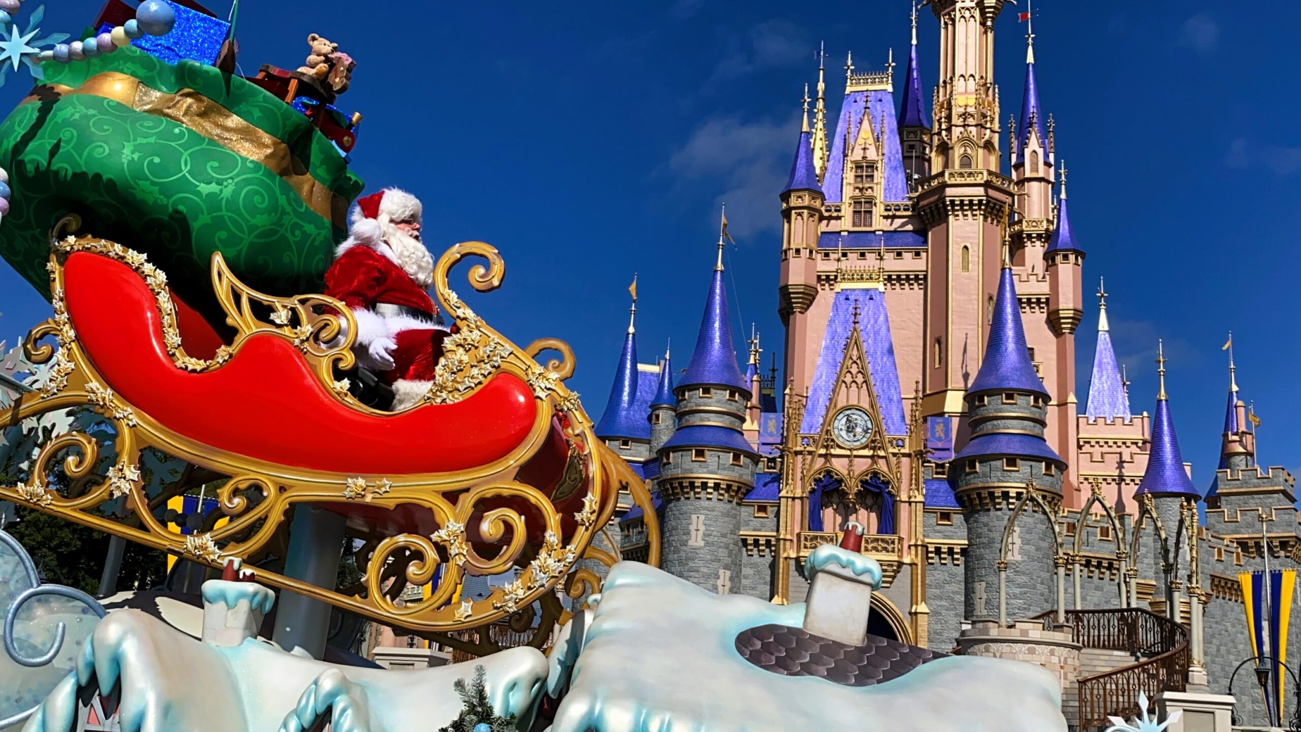 Magic Kingdom at Christmas