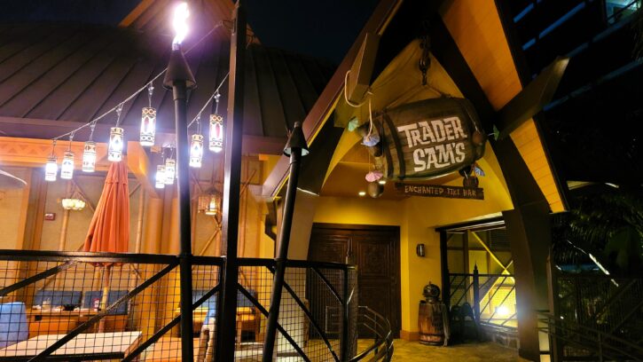 Trader Sam's Enchanted Tiki Bar Menu