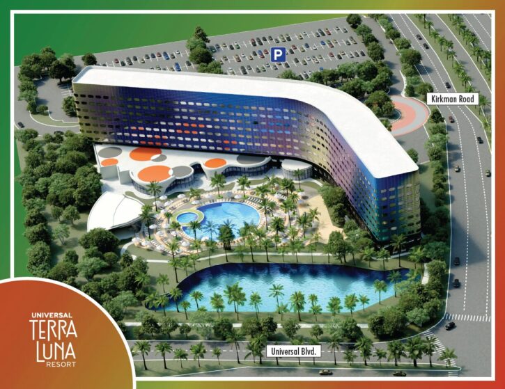 Universal Terra Luna Resort Map