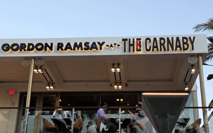 Gordon Ramsay at The Carnaby Menu