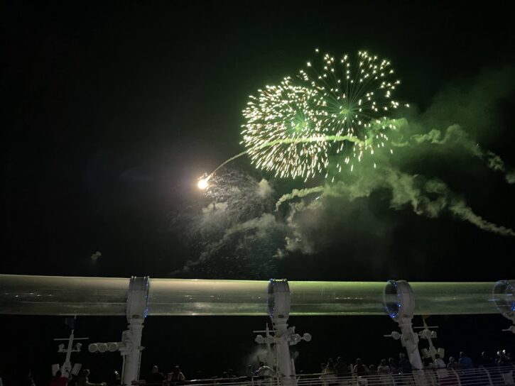 Fireworks on Disney Dream