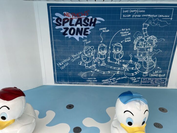Nephew's Splash Zone on Disney Magic